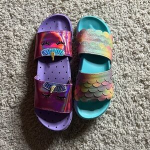 Bundle of Girls Mermaid/ Unicorn Slides GUC